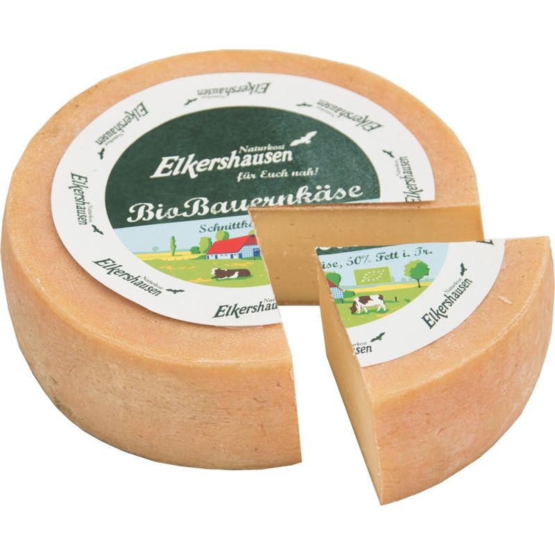 Naturkost Elkershausen BioBauernkäse natur 50%F - Produktbild