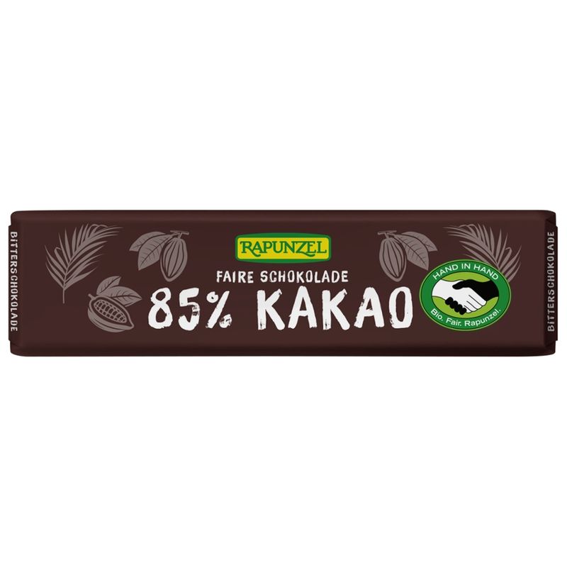 Rapunzel Bitterschokolade Täfelchen 85% HIH - Produktbild