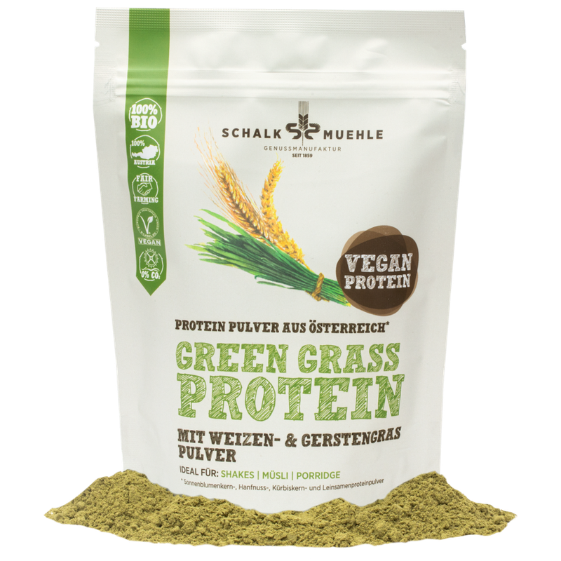 Schalk Mühle 250 g Bio Green Grass Protein Mix mit Weizen & Gerstengras - Produktbild