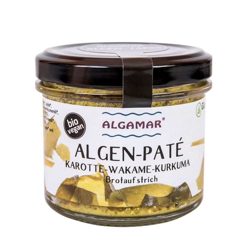 Algamar Algen-Paté (Karotte-Wakame-Kurkuma) - Produktbild
