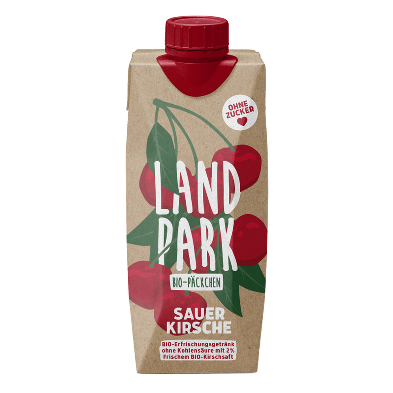Landpark Bio-Quelle Landpark Bio-Päckchen Sauerkirsche 12x0,5 - Produktbild