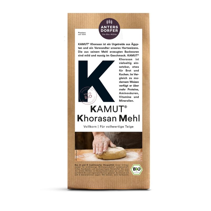 Antersdorfer - Die Bio-Mühle Bio KAMUT® Khorasan Mehl  (Vollkorn) - Produktbild