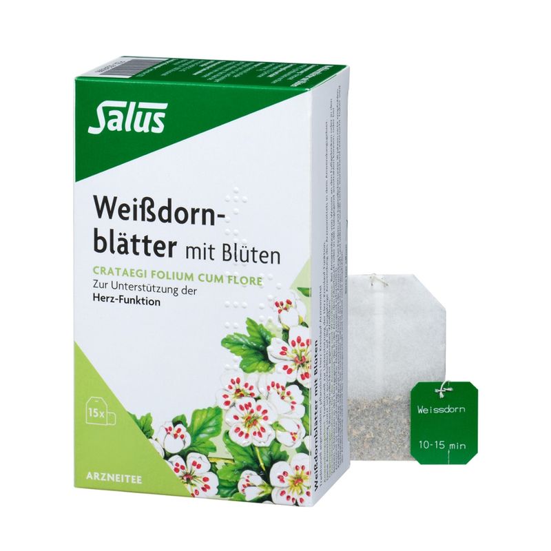 Salus® Weißdornblätter mit Blüten bio 15 FB - Produktbild