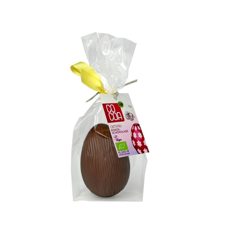 Cocoa Cocoa Osterei in preisgekrönter Kokosschokolade - raw & vegan - Produktbild