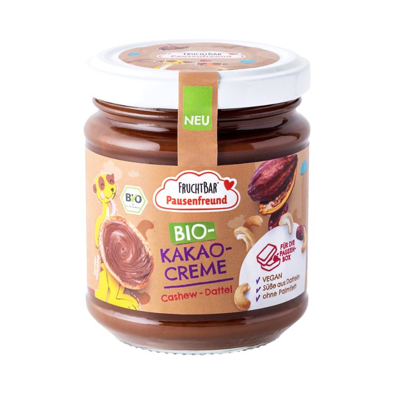 FruchtBar Pausenfreund  FruchtBar Pausenfreund –  Bio-Kakao-Creme Cashew, Dattel - Produktbild