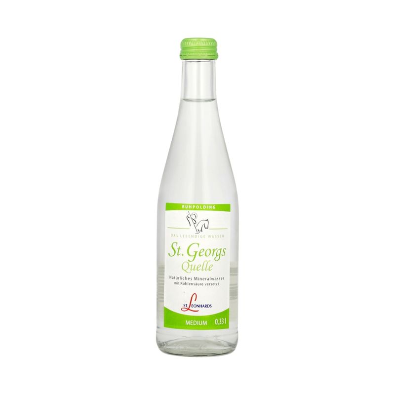 St. Leonhards Quellen St. Georgsquelle medium 0,33l - Produktbild