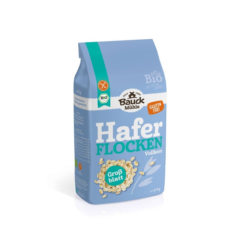 Bauck Mühle Haferflocken Großblatt glutenfrei Bio - Produktbild