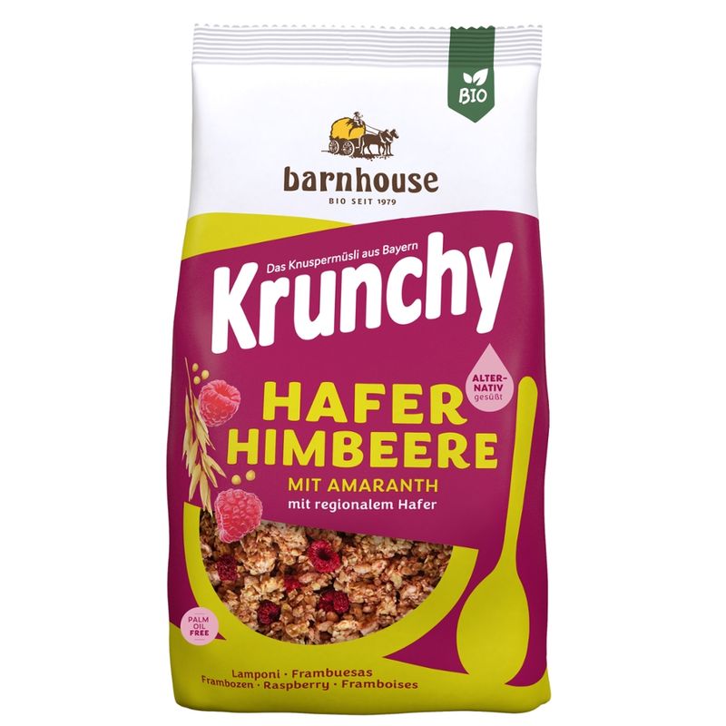 Barnhouse  Krunchy Hafer-Himbeere mit Amaranth, 375g - Produktbild