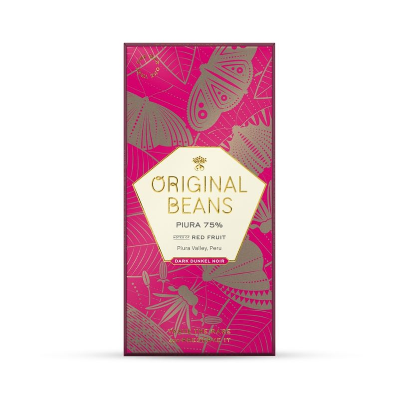 Original Beans Original Beans Piura 75 % Bio Dunkelschokolade - Produktbild