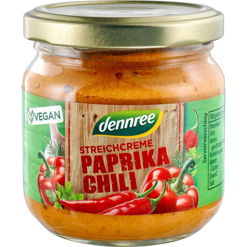 dennree Streichcreme Paprika-Chili - Produktbild