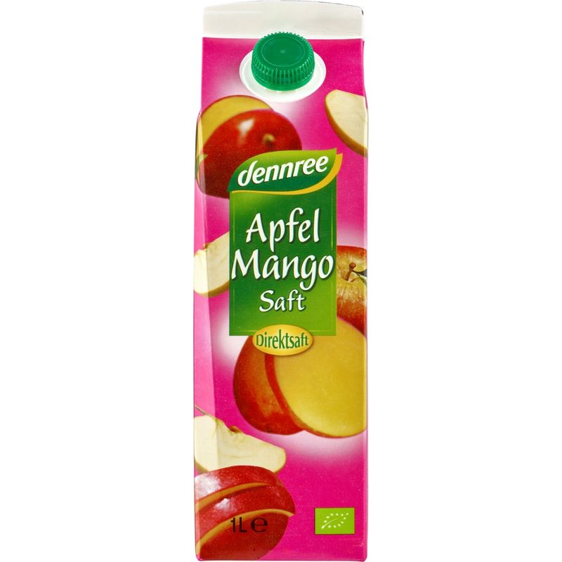 dennree Apfel-Mango-Saft, Direktsaft - Produktbild