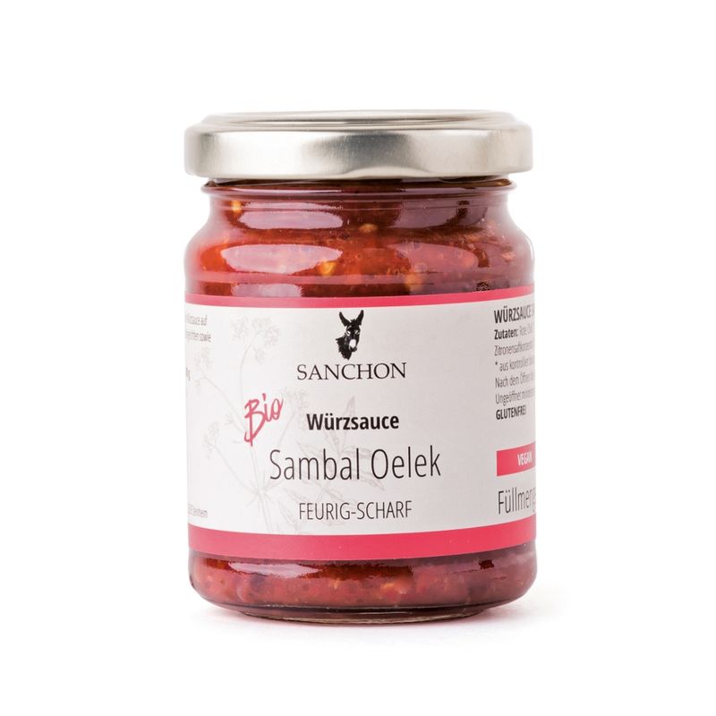 Sanchon WP Würzpaste Sambal Oelek, 125 g, SANCHON, bio - Produktbild