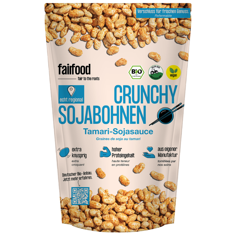 fairfood Freiburg Crunchy Sojabohnen TAMARI, BIO - Produktbild