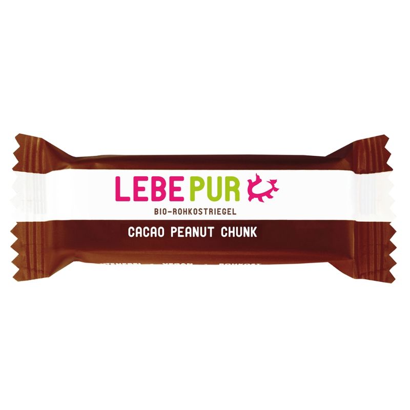 Lebepur Lebepur Peanut Chunk  Riegel (bio)  50g - Produktbild