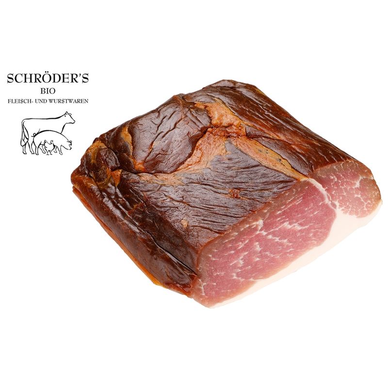 Schröder's Bio Fleisch- und Wurstwaren Katenschinken ohne Schwarte, geräuchert 300g - Produktbild