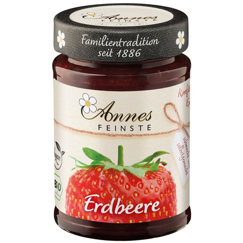 Annes Feinste Bio Erdbeer Konfitüre extra - Produktbild