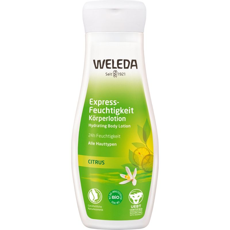 Weleda WELEDA Express-Feuchtigkeit Körperlotion Citrus - Produktbild