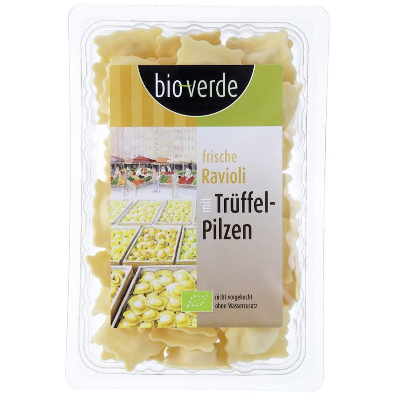 bio-verde Frische Ravioli mit Trüffelpilzen 250 g - Produktbild