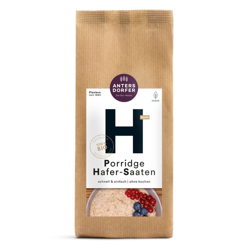 Antersdorfer - Die Bio-Mühle Porridge-Hafer-Saaten - Produktbild