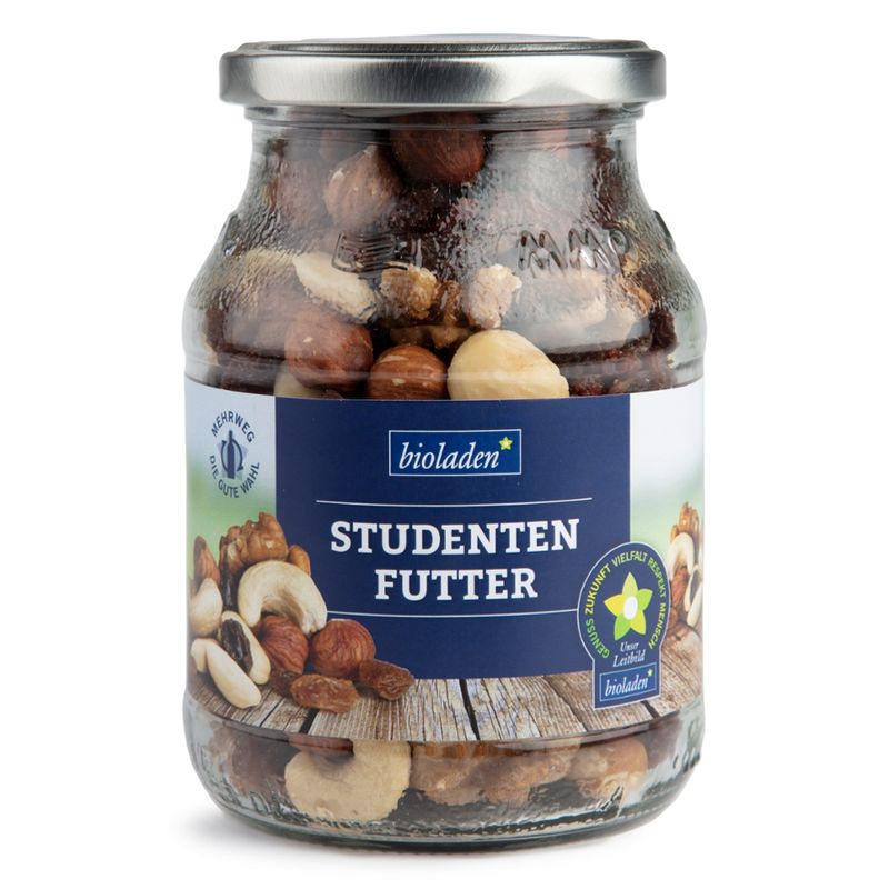 bioladen Studentenfutter im Pfandglas - Produktbild