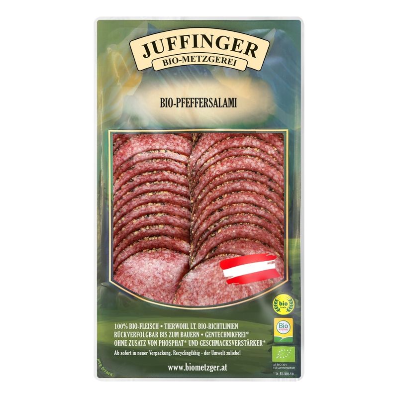 Juffinger Bio-Metzgerei BIO-Pfeffer-Salami - Produktbild