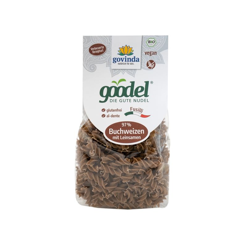 Govinda Goodel Fusilli, Buchweizen Leinsaat, BIO - Produktbild