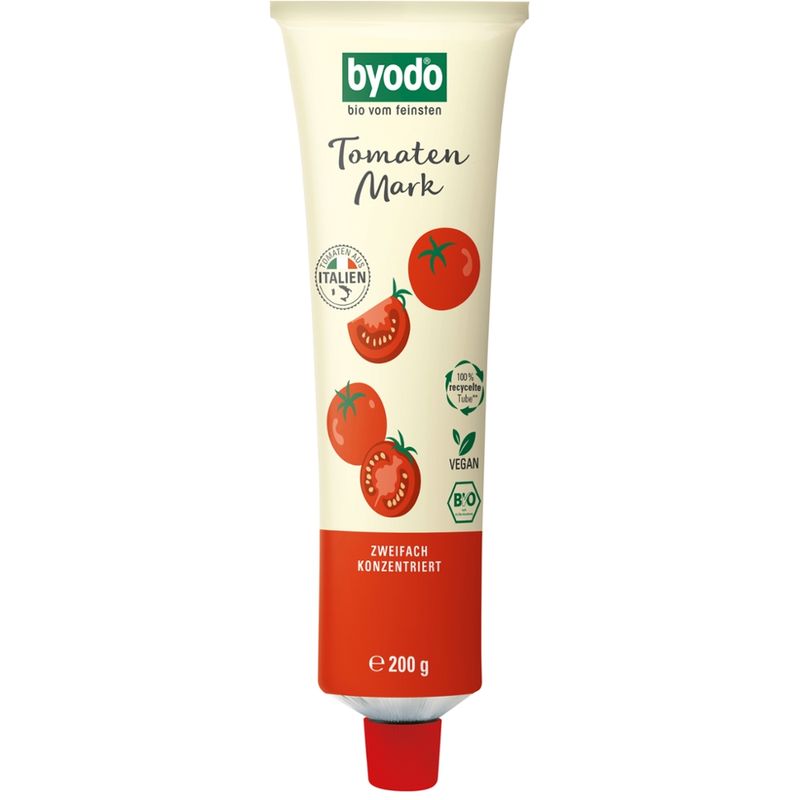 Byodo Byodo Tomatenmark Doppelfrucht, in der Tube, 200 g - Produktbild