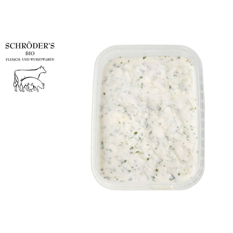 Schröder's Bio Fleisch- und Wurstwaren Tzatziki hausgemacht 200 g - Produktbild