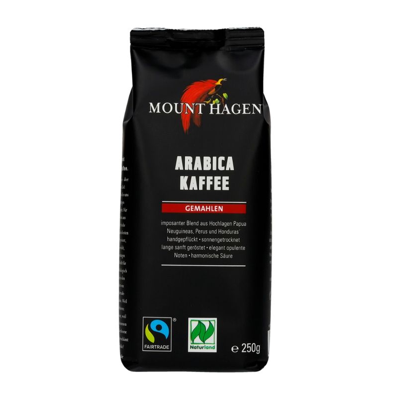 Mount Hagen Arabica Röstkaffee, gemahlen - Produktbild