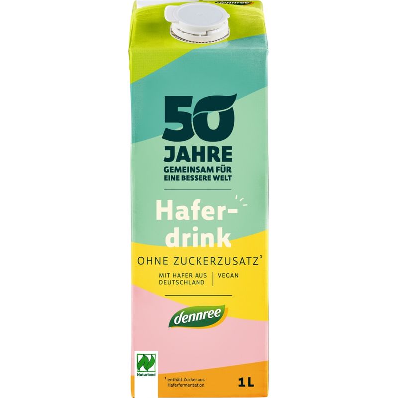 dennree Haferdrink, ungesüßt - Produktbild