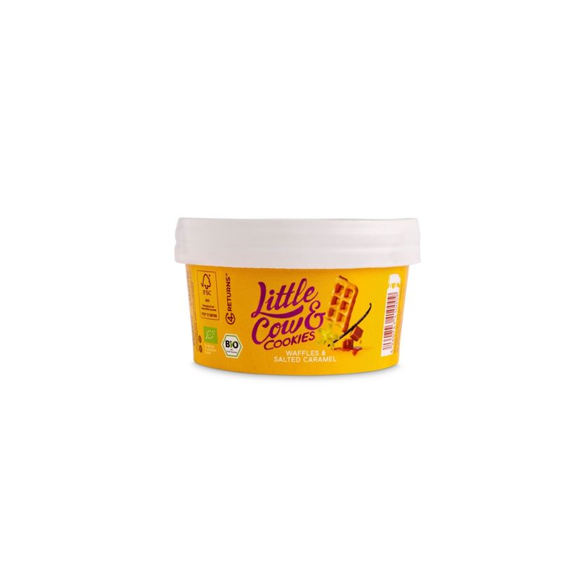 Little Cow & Cookies Little Cow & Cookies Waffles & Salted Caramel 100ml - Produktbild