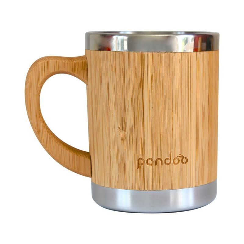pandoo pandoo Kaffeebecher aus Bambus und Edelstahl - Produktbild