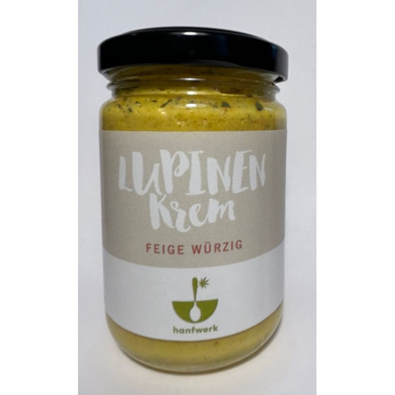 hanfwerk Feinkostmanufaktur UG Lupinenkrem Feige würzig - Produktbild