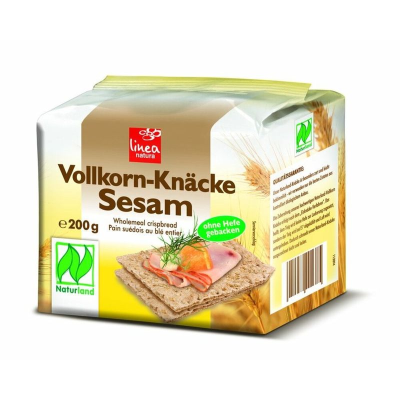 Linea Natura Naturland Sesam Vollkorn Knäcke - Produktbild