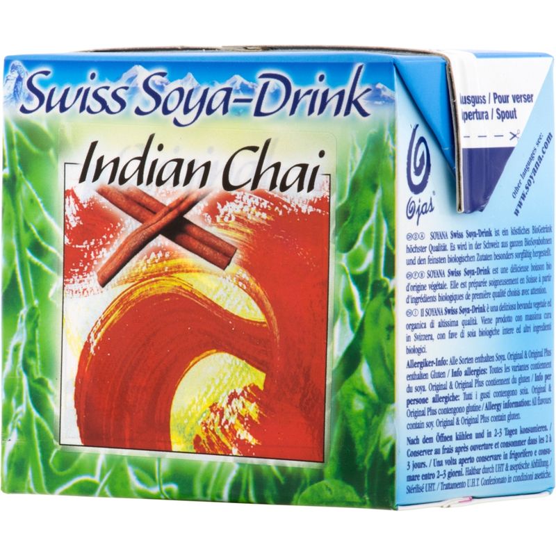 Soyana Swiss Soya-Drink Indian Chai 0,5l - Produktbild