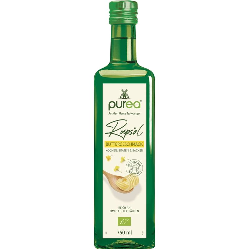 bio purea® purea bio® Rapsöl Buttergeschmack 750ml - Produktbild