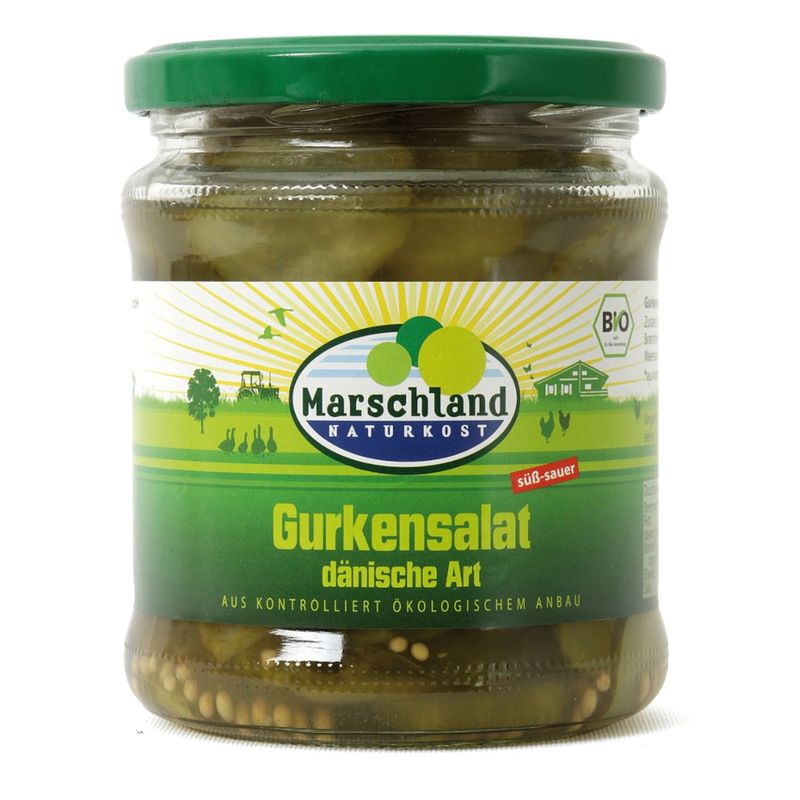 Marschland  Bioland Bio-Gurkensalat 370 ml Gl. MARSCHLAND - Produktbild