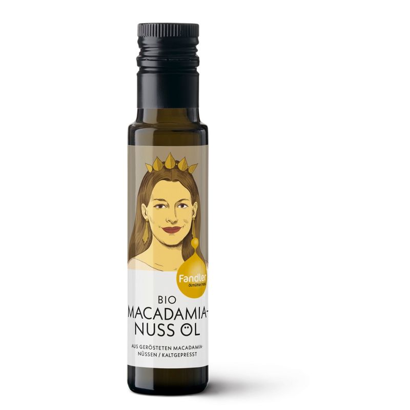 Ölmühle Fandler Fandler Bio-Macadamianussöl kaltgepresst, 100 ml - Produktbild