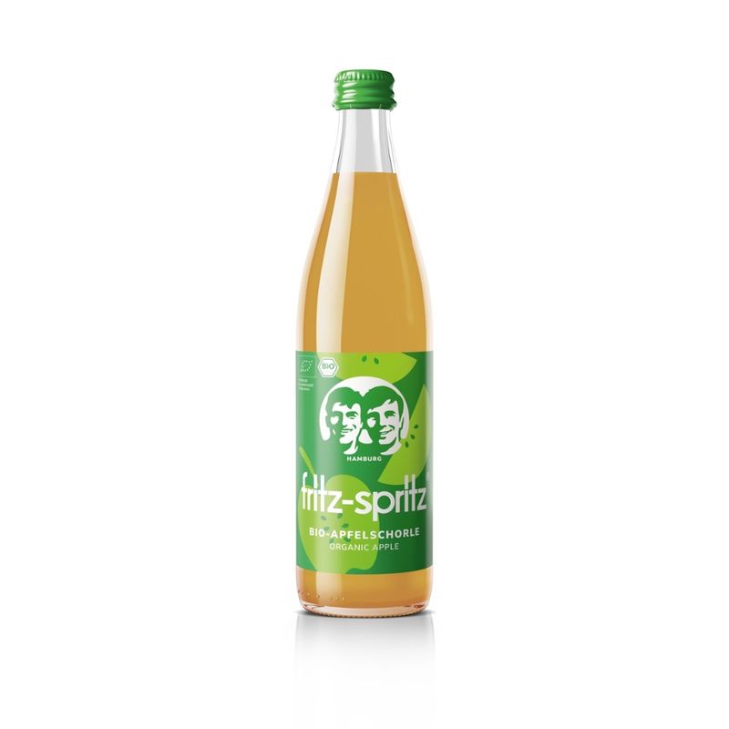 fritz-spritz fritz-spritz bio-apfelschorle 0,5 l - Produktbild