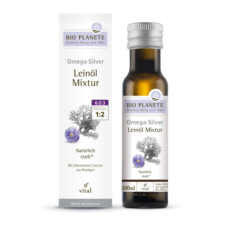 BIO PLANÈTE Omega Silver Leinöl-Mixtur - Produktbild