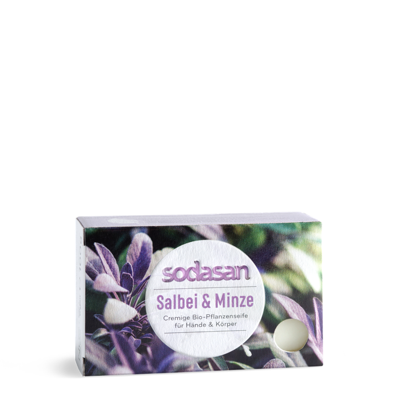 sodasan Bar Soap Sage & Mint - Produktbild