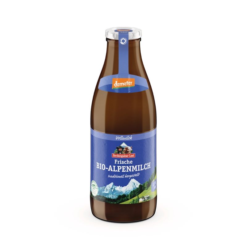 Berchtesgadener Land Bio Frische Bio-Alpenmilch 3,5% Fett Demeter - Produktbild