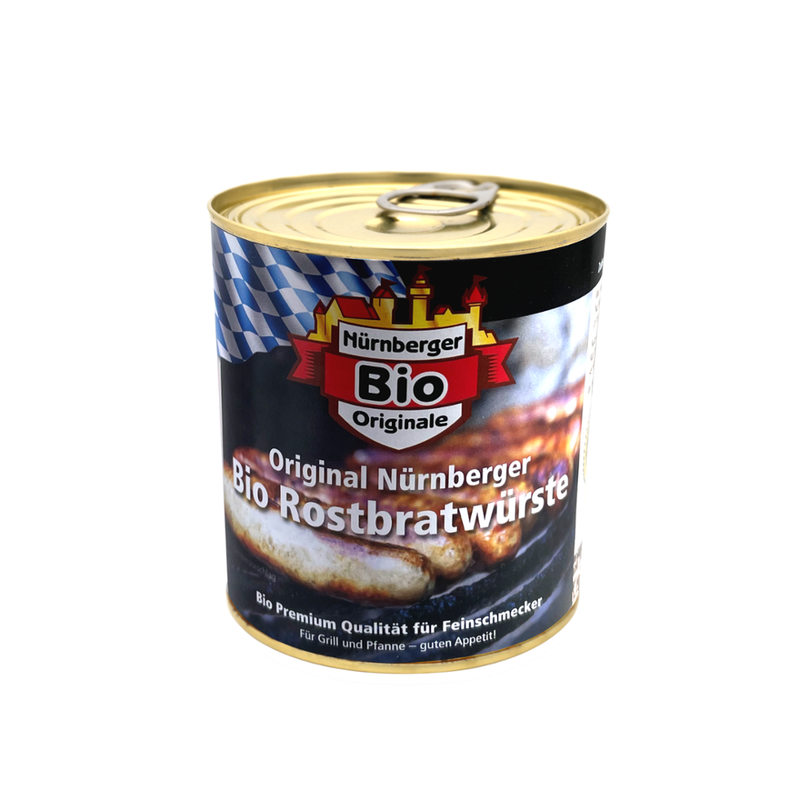 Nürnberger Bio Originale Original Nürnberger Bio Rostbratwürste, gebrüht, 10 St./Dose - Produktbild