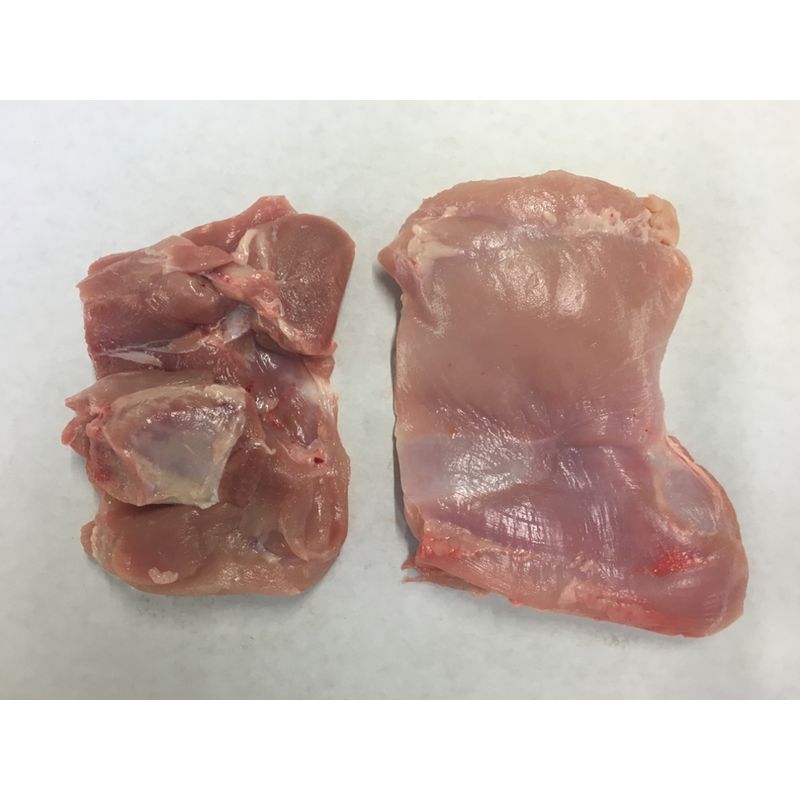 Freiländer Bio Geflügel Hähnchenoberkeulenfleisch ohne Haut ohne Knochen, frisch, 2,5 kg vac - Produktbild