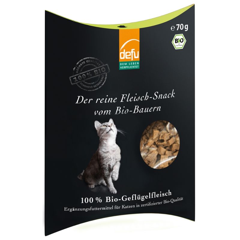 defu - Das Tierfutter vom Bio-Bauern Katze Reiner Fleisch-Snack Geflügel - Produktbild