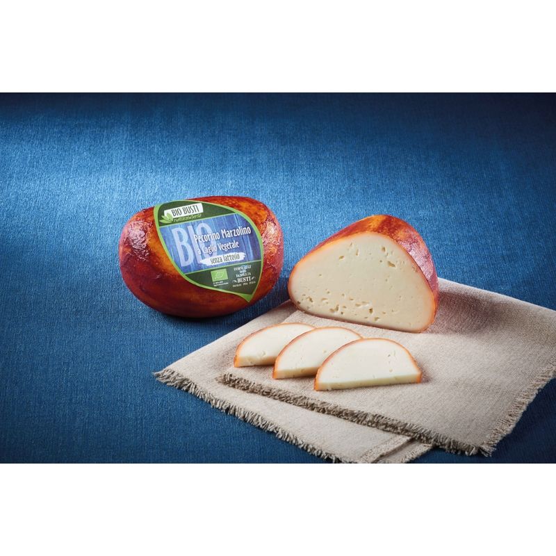 Formaggi della famiglia Busti  Halbharter Pecorino Marzolino mit pflanzliches lab Laktosefrei - Produktbild