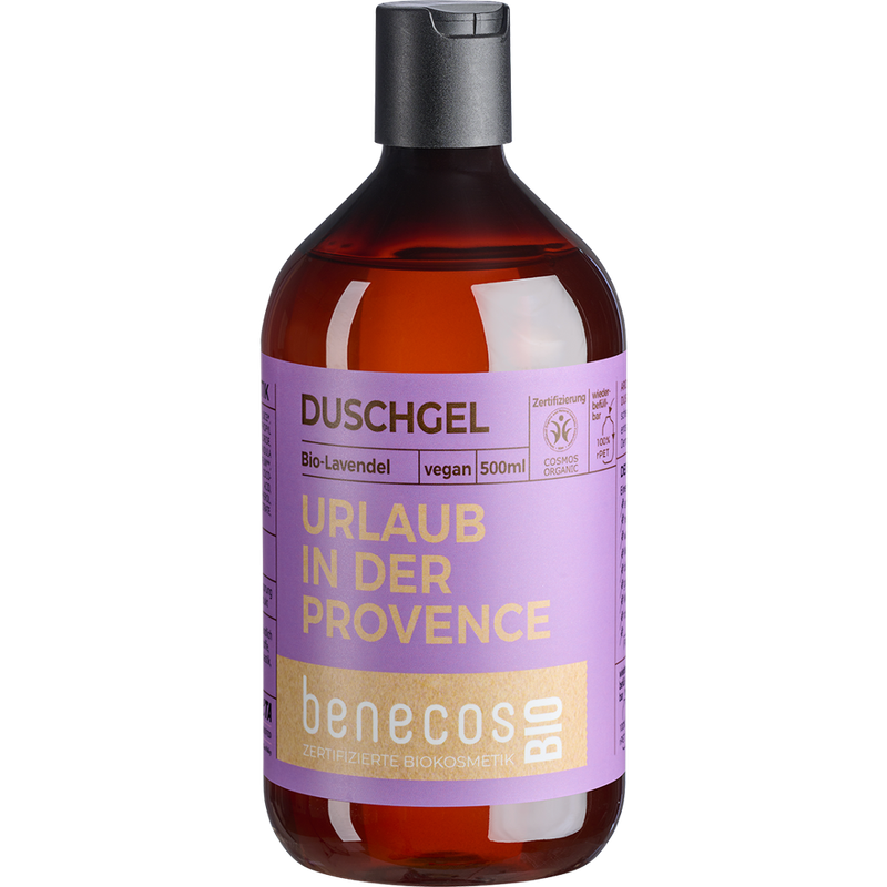 benecos benecosBIO Duschgel BIO-Lavendel - URLAUB IN DER PROVENCE - Produktbild