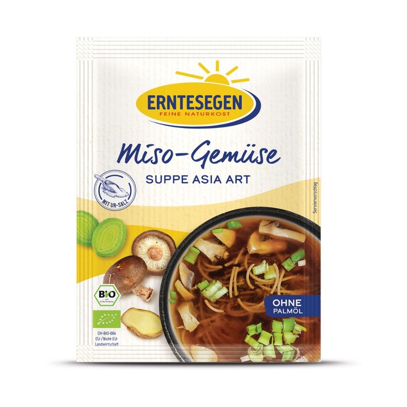 Erntesegen Miso-Gemüse Suppe Asia Art Bio - Produktbild