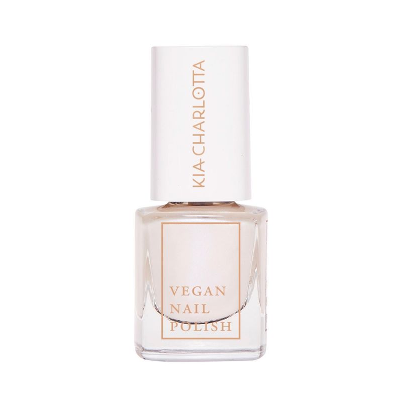 Kia-Charlotta Kia-Charlotta, Veganer Nagellack Magic (Transparentes Perlenblau), Bis zu 87% natürlich, 100% pflanzliche Lösungsmittel, Zertifiziert Vegan, Made in Germany, Premium Qualität, 5ml - Produktbild