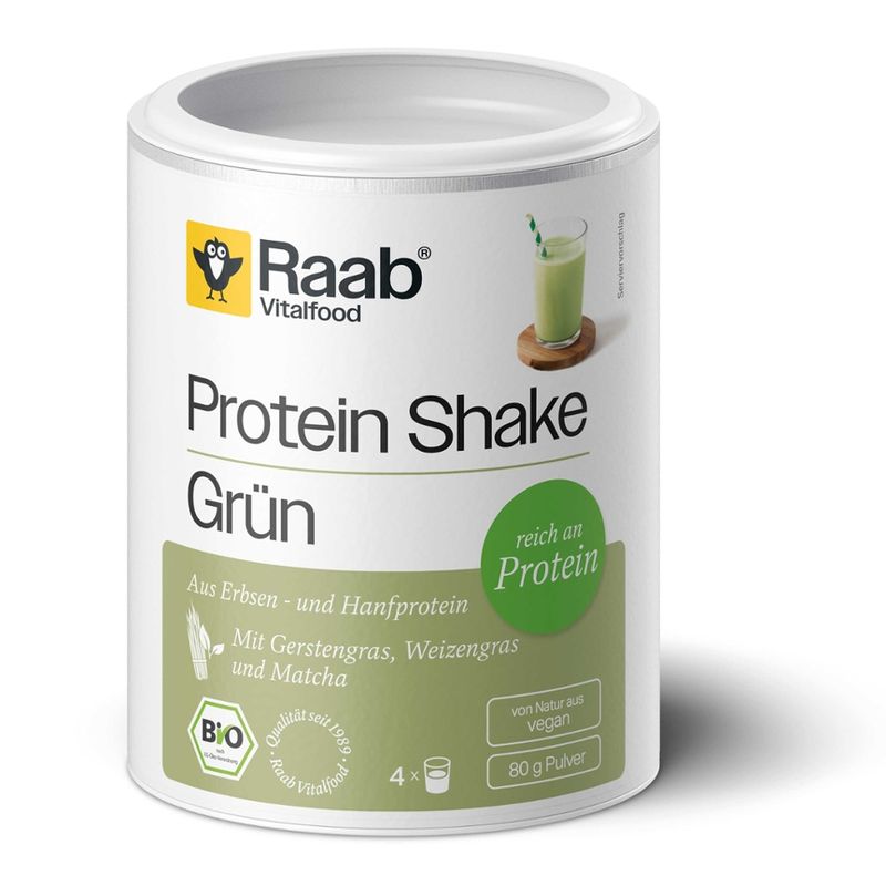 Raab Vitalfood BIO Protein Shake Grün - Produktbild
